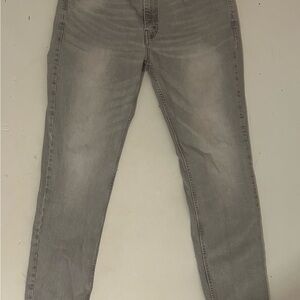Gray Denim Jeans